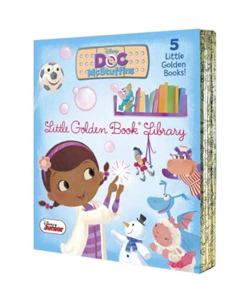 Doc McStuffins Little Golden Book Library (Disney Junior: Doc McStuffins): As Big as a Whale; Snowman Surprise; Bubble-Rific!; Boomer Gets His Bounce By Various - Hardcover