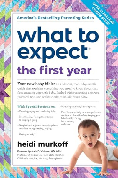 What to Expect the First Year: (Updated in 2024) By Heidi Murkoff - Paperback