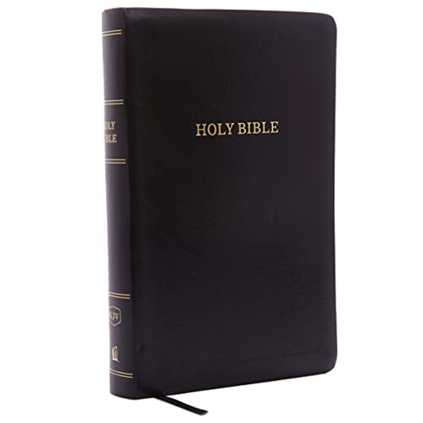 KJV, Reference Bible, Personal Size Giant Print, Leather-Look, Black, Red Letter Edition By Thomas Nelson - Imitation Leather