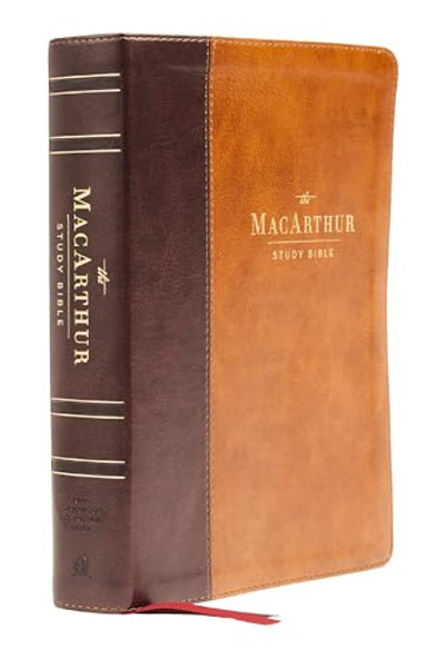 Nasb, MacArthur Study Bible, 2nd Edition, Leathersoft, Brown, Comfort Print: Unleashing God's Truth One Verse at a Time By John F. MacArthur - Imitation Leather