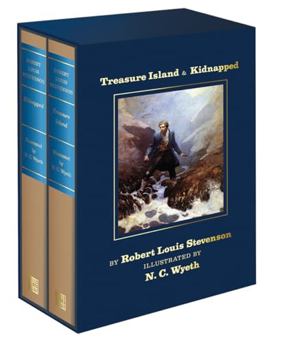 Treasure Island and Kidnapped: N. C. Wyeth Collector's Edition (2-Vol. Clothbound Set) By Robert Louis Stevenson - Hardcover
