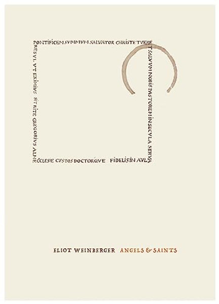 Angels & Saints By Eliot Weinberger - Hardcover Angels & Saints By Eliot Weinberger - Hardcover