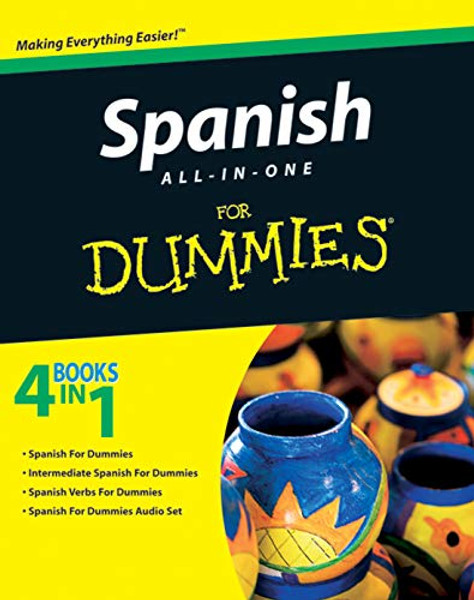 Spanish All-In-One for Dummies [With CDROM] By The Experts at Dummies - Paperback