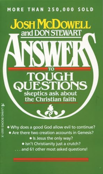 Answers By Josh McDowell - Mass Market Paperbound