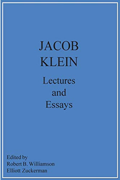 Jacob Klein Lectures and Essays By Jacob Klein - Paperback
