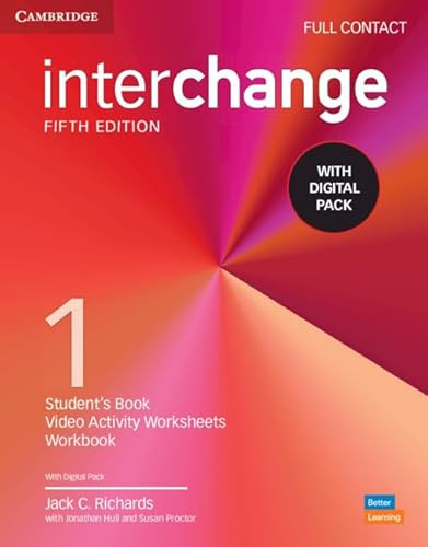 Interchange Level 1 Full Contact with Digital Pack [With eBook] By Jack C. Richards - Paperback