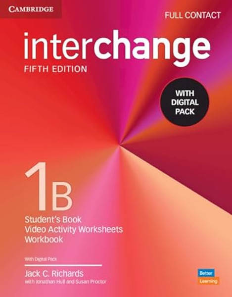 Interchange Level 1b Full Contact with Digital Pack [With eBook] By Jack C. Richards - Paperback