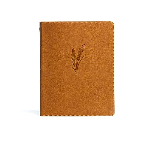 KJV Notetaking Bible, Large Print Edition, Camel Leathertouch By Holman Bible Publishers - Imitation Leather