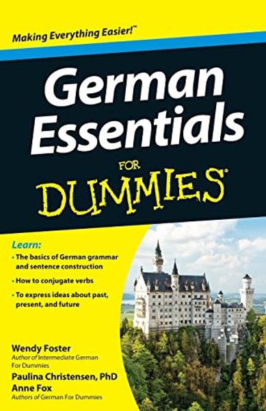 German Essentials For Dummies By Wendy Foster - Paperback
