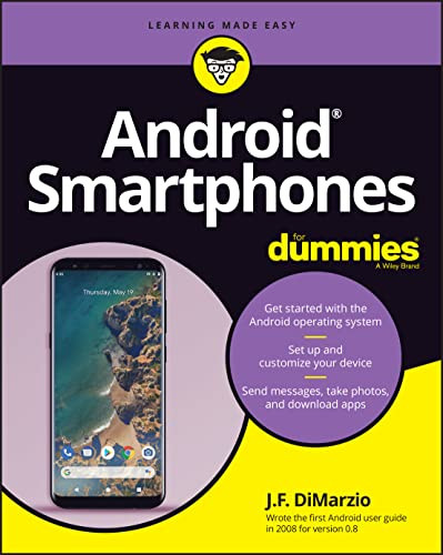 Android Smartphones for Dummies By Jerome Dimarzio - Paperback