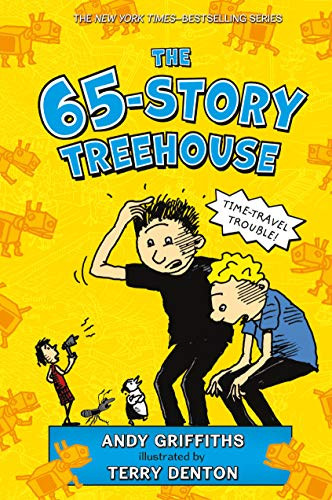 The 65-Story Treehouse: Time Travel Trouble! By Andy Griffiths - Hardcover