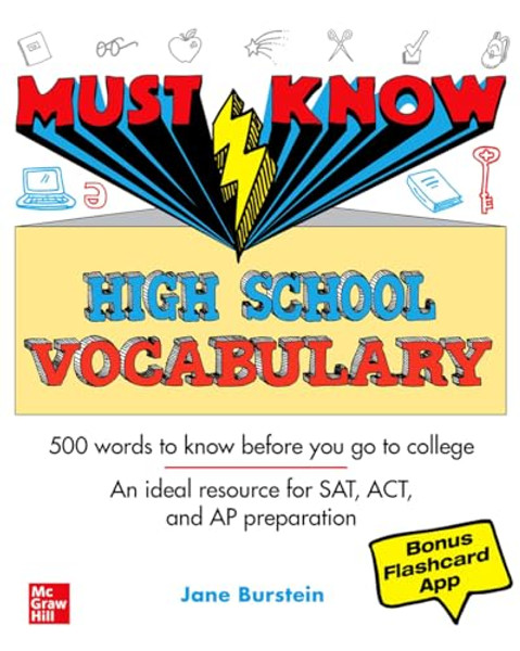 Must Know High School Vocabulary By Jane R. Burstein - Paperback