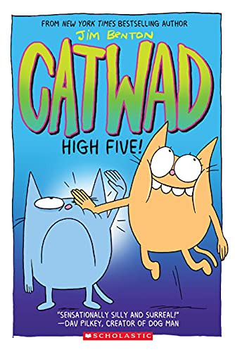 High Five! a Graphic Novel (Catwad #5): Volume 5 By Jim Benton - Paperback