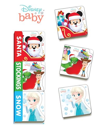 Disney Baby: Santa, Stockings, Snow By Disney Books - Board Books