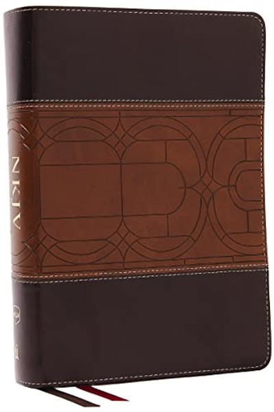 NKJV Study Bible, Leathersoft, Brown, Full-Color, Comfort Print: The Complete Resource for Studying God's Word By Thomas Nelson - Imitation Leather