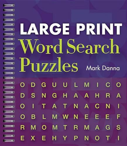 Large Print Word Search Puzzles: Volume 1 By Mark Danna - Paperback