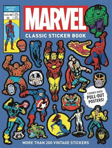 Marvel Classic Sticker Book By Marvel Marvel Entertainment - Paperback
