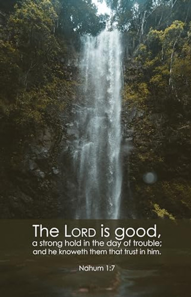 General Worship Bulletin: Lord Is Good (Package of 100): Nahum 1:7 (Kjv) By Broadman Church Supplies Staff - Paperback