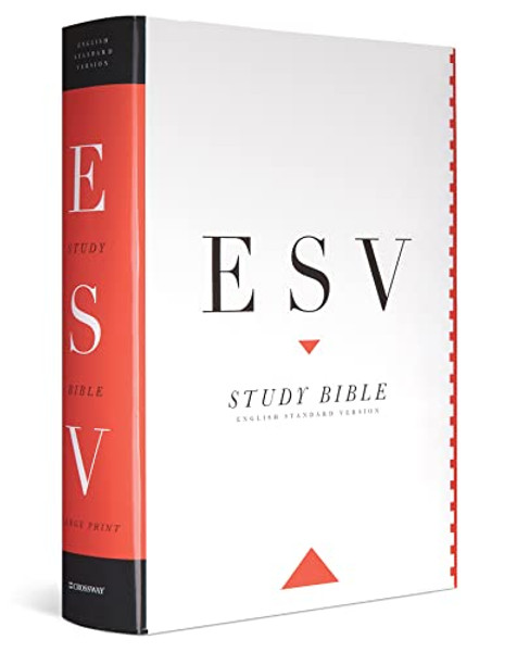 ESV Study Bible, Large Print (Indexed) By T. Desmond Alexander - Hardcover