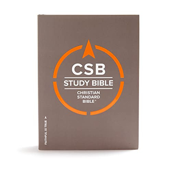 CSB Study Bible, Hardcover: Red Letter, Study Notes and Commentary, Illustrations, Ribbon Marker, Sewn Binding, Easy-To-Read Bible Serif Type By Csb Bibles by Holman - Hardcover