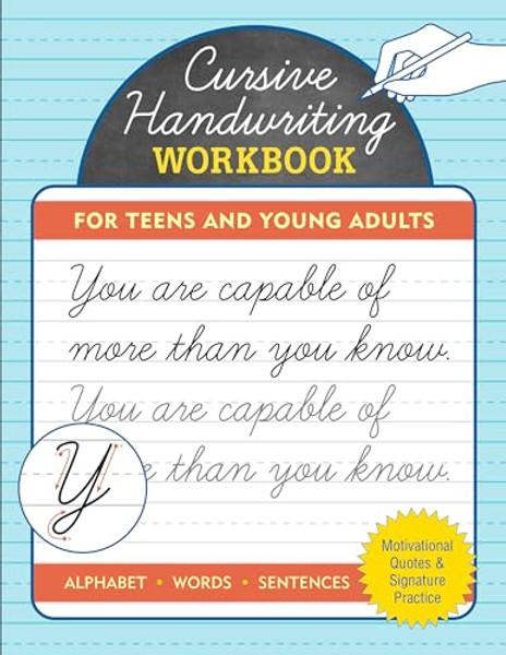 Cursive Handwriting Workbook for Teens and Young Adults By Peter Pauper Press Inc - Paperback
