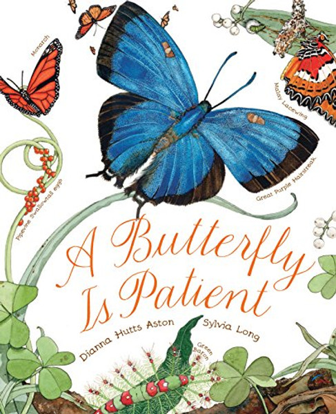 A Butterfly Is Patient: (Nature Books for Kids, Children's Books Ages 3-5, Award Winning Children's Books) By Dianna Hutts Aston - Paperback