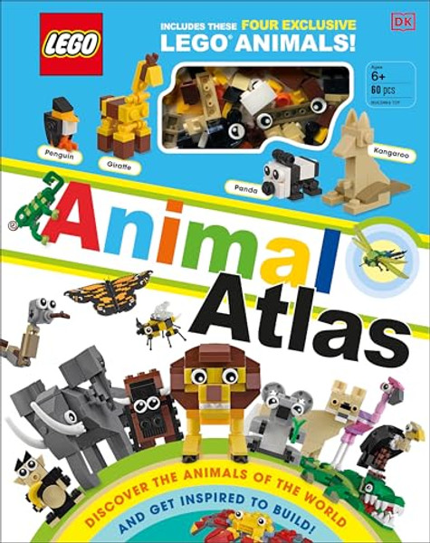 Lego Animal Atlas: Discover the Animals of the World [With Toy] By Rona Skene - Hardcover