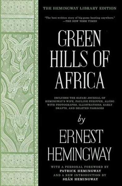 Green Hills of Africa By Ernest Hemingway - Paperback