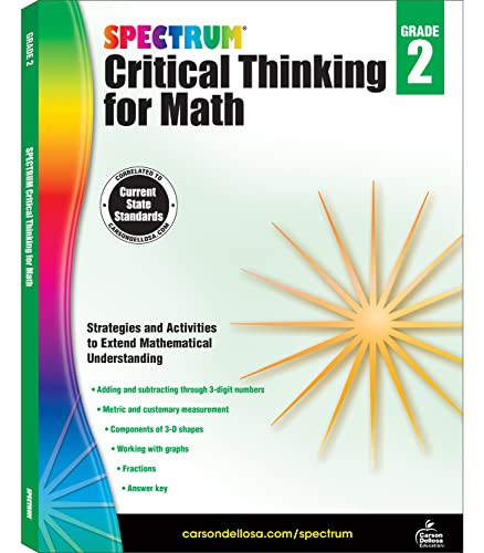 Spectrum Critical Thinking for Math, Grade 2: Volume 44 By Spectrum - Paperback