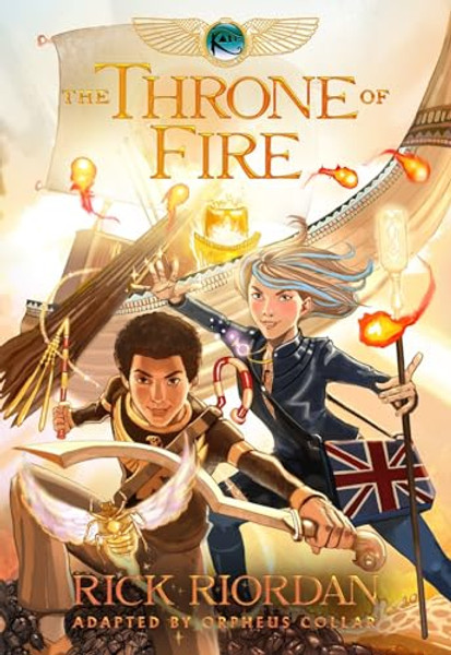 Kane Chronicles, The, Book Two: Throne of Fire: The Graphic Novel, The-The Kane Chronicles, Book Two By Rick Riordan - Paperback