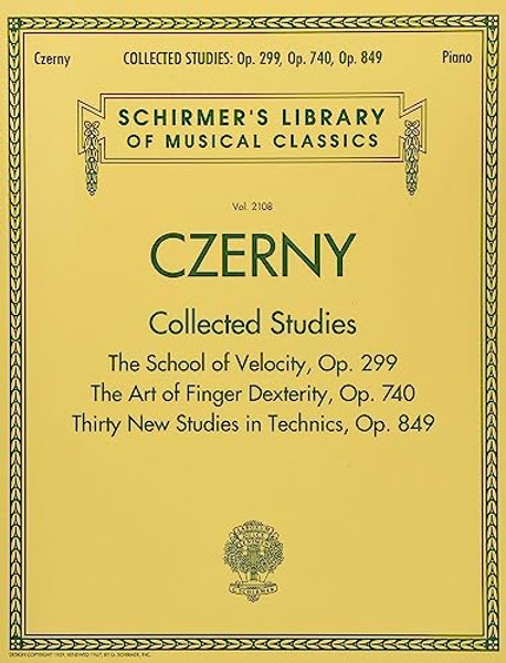 Czerny: Collected Studies - Op. 299, Op. 740, Op. 849: Schirmer Library of Classics Volume 2108 By Carl Czerny - Paperback