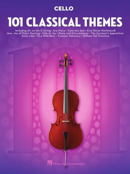 101 Classical Themes for Cello By Hal Leonard Corp - Paperback