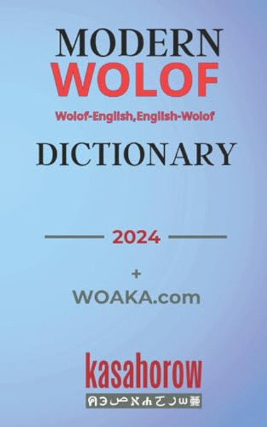Modern Wolof Dictionary: Wolof-English, English-Wolof By Kasahorow - Paperback