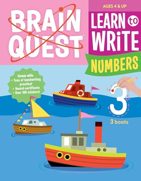 Brain Quest Learn to Write: Numbers By Workman Publishing - Paperback