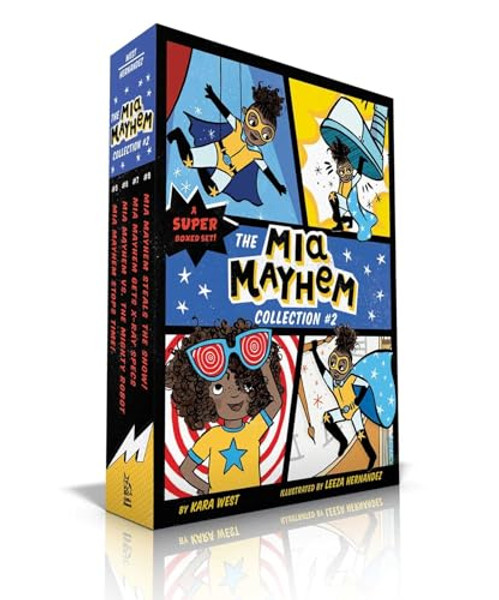 The MIA Mayhem Collection #2 (Boxed Set): MIA Mayhem Stops Time!; MIA Mayhem vs. the Mighty Robot; MIA Mayhem Gets X-Ray Specs; MIA Mayhem Steals the By Kara West - Paperback
