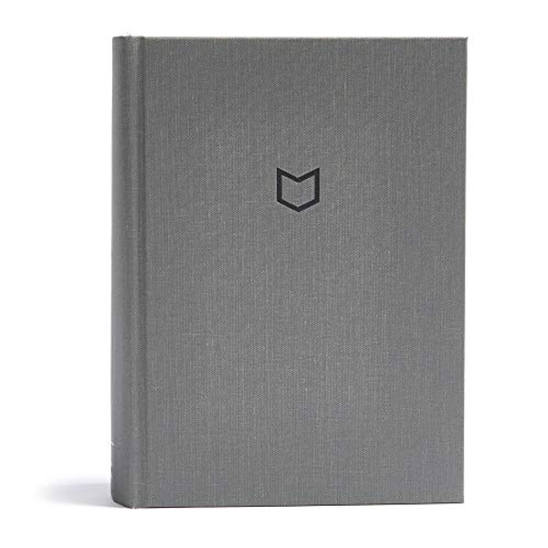 CSB He Reads Truth Bible, Charcoal Cloth Over Board By He Reads Truth - Hardcover
