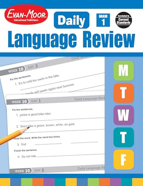 Daily Language Review, Grade 1 Teacher Edition By Evan-Moor Educational Publishers - Paperback