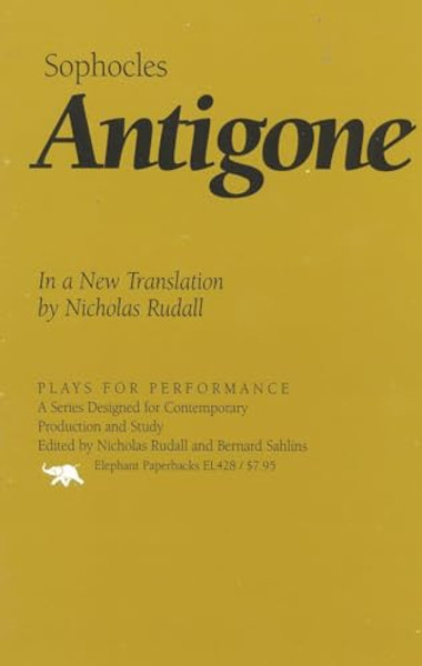 Antigone: In a New Translation by Nicholas Rudall By Sophocles - Paperback