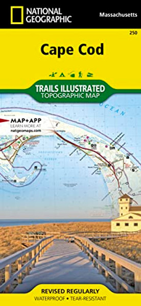 Cape Cod Map By National Geographic Maps - Trails Illust - Folded