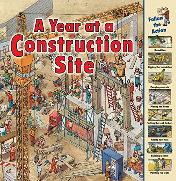 A Year at a Construction Site By Nicholas Harris - Paperback