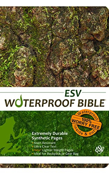Waterproof Bible-ESV-Tree Bark By Bardin &. Marsee Publishing - Paperback