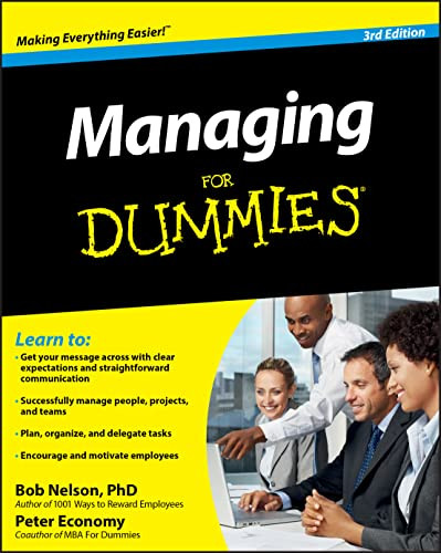 Managing for Dummies 3e By Bob Nelson - Paperback