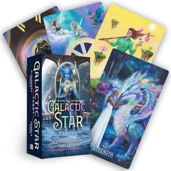 Galactic Star Tarot: A 78-Card Deck and Guidebook By Alexandra Hanly - Other