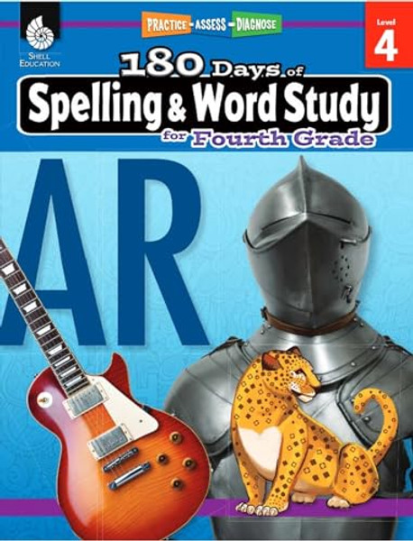 180 Days(tm) Spelling and Word Study for Fourth Grade: Practice, Assess, Diagnose By Shireen Pesez Rhoades - Paperback