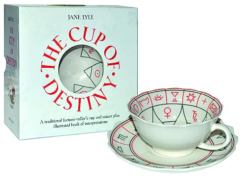 The Cup of Destiny: A Traditional Fortune-Teller's Cup and Saucer Plus Illustrated Book of Interpretations [With Cup/Saucer] By Jane Lyle - Paperback