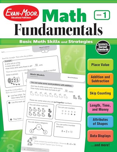 Math Fundamentals, Grade 1 Teacher Resource By Evan-Moor Educational Publishers - Paperback