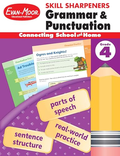 Skill Sharpeners: Grammar & Punctuation, Grade 4 Workbook By Evan-Moor Educational Publishers - Paperback