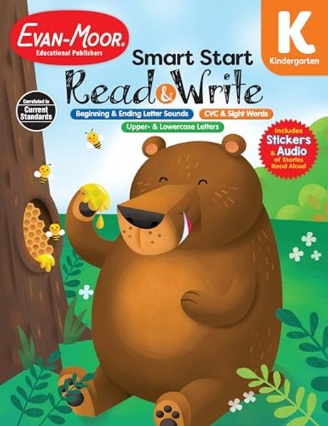 Smart Start: Read and Write, Kindergarten Workbook By Evan-Moor Educational Publishers - Paperback