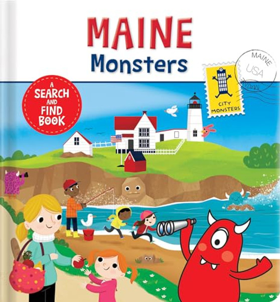 Maine Monsters: A Search and Find Book By Corinne Delporte - Board Books