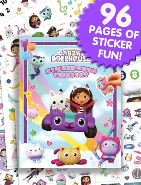 Gabby's Dollhouse Universal Sticker Book Treasury By Phidal Publishing - Hardcover